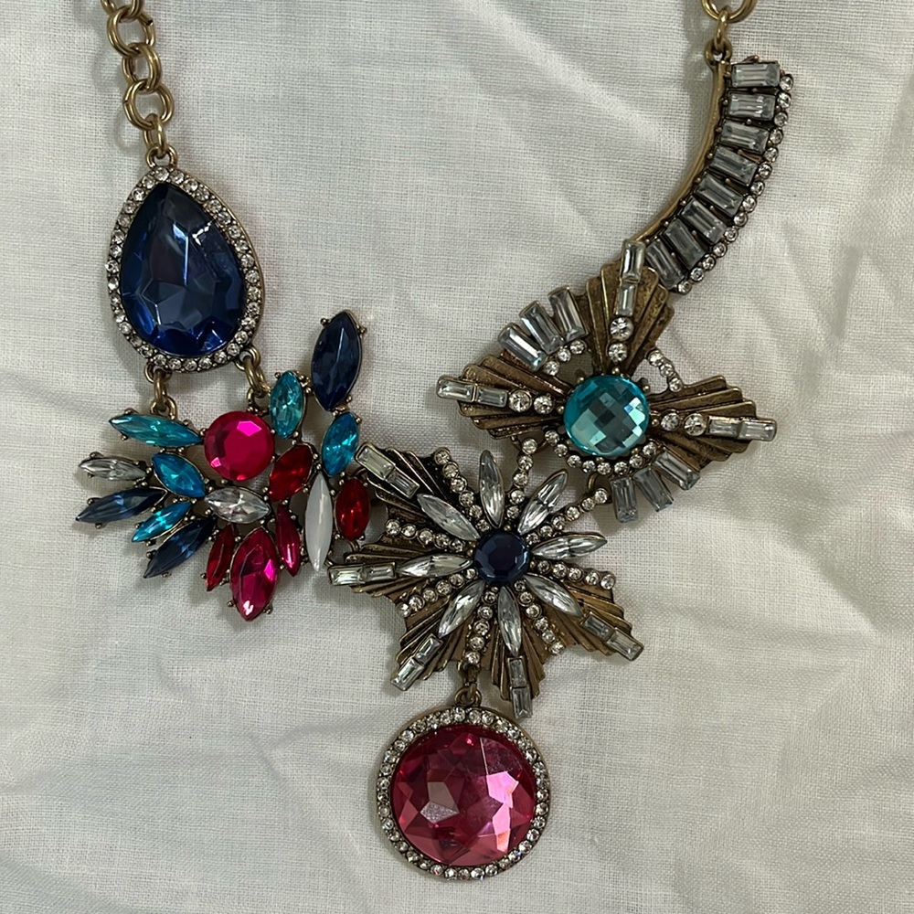 Multi-Colored Stone Necklace - image 2